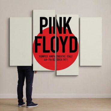 Pink Floyd Canvas - Live at Pompeii October 1971 Italy