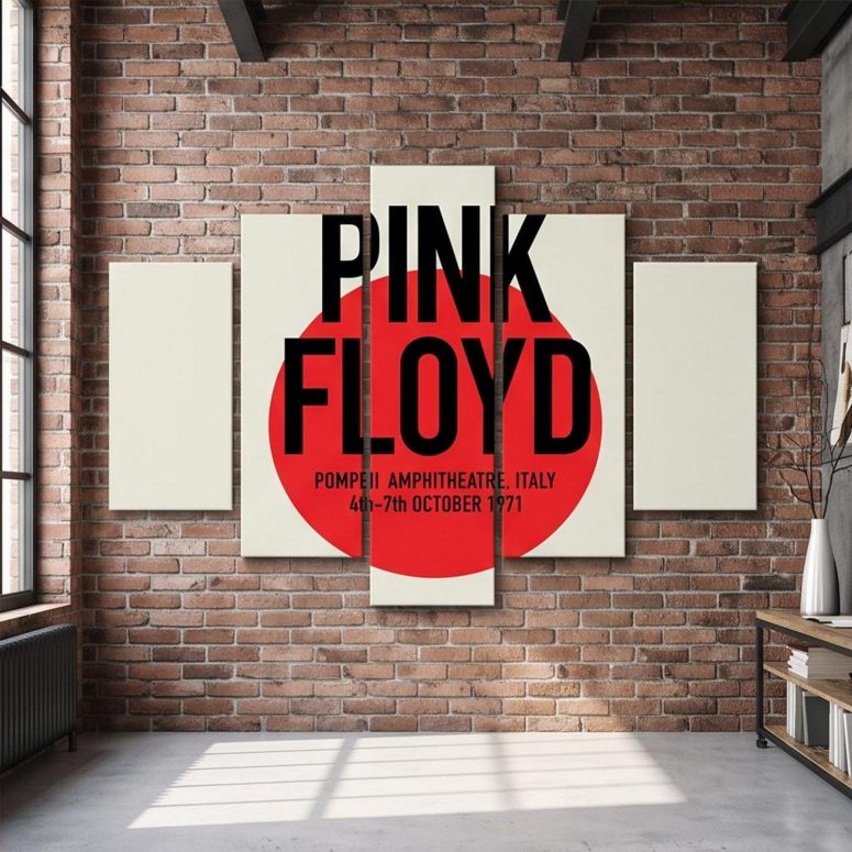 Pink Floyd Canvas - Live at Pompeii October 1971 Italy