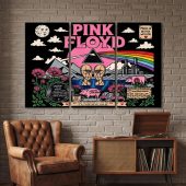 Pink Floyd Canvas - Pink Floyd Division Bell 1994 Tour Vintage Tshirt Hoodie Sweatshirt Pink Floyd Canvas - Pink Floyd Division Bell 1994 Tour Vintage Tshirt Hoodie Sweatshirt