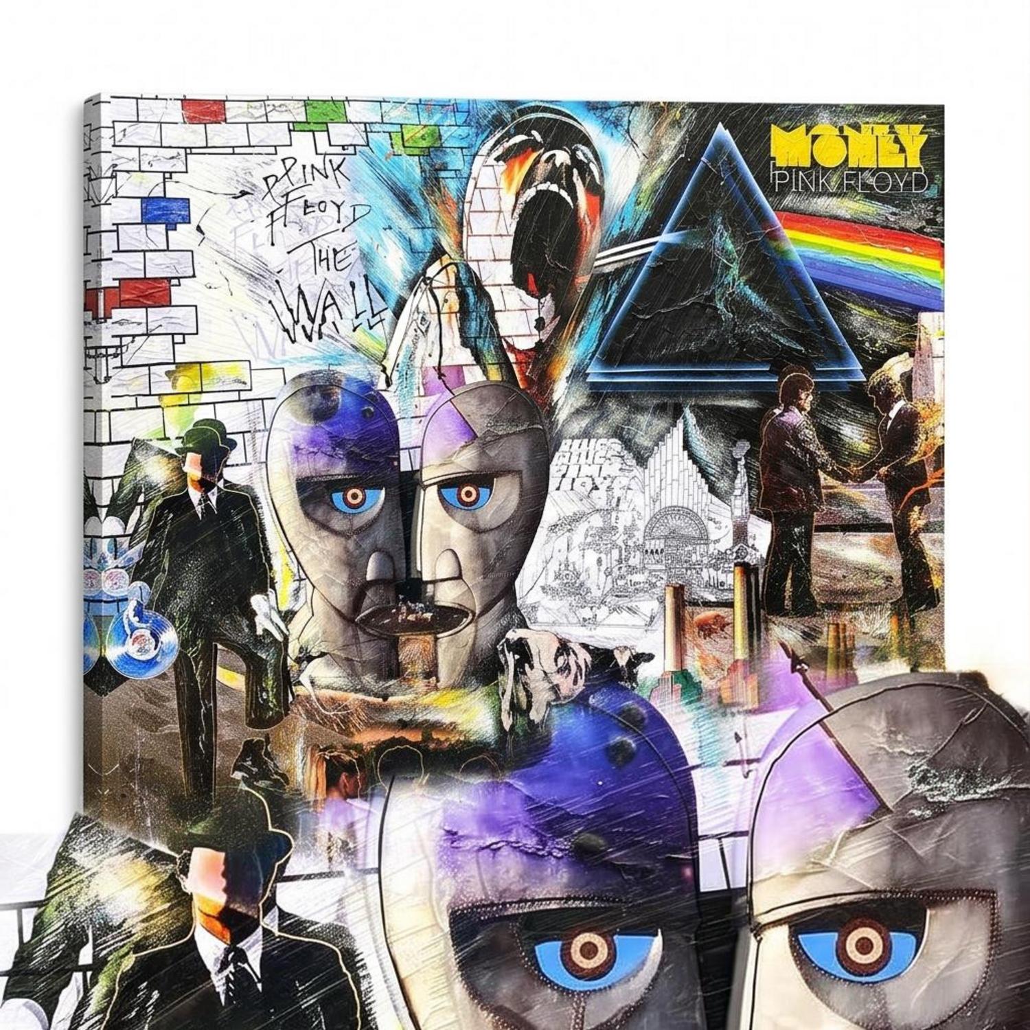 Pink Floyd Canvas - Psychedelic Rock Album Cover Pink Floyd Canvas - Psychedelic Rock Album Cover
