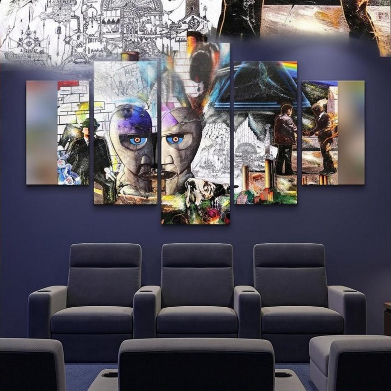 Pink Floyd Canvas - Psychedelic Rock Album Cover Pink Floyd Canvas - Psychedelic Rock Album Cover