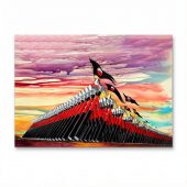 Pink Floyd Canvas - The Wall Marching Hammers Drawing Art