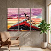 Pink Floyd Canvas - The Wall Marching Hammers Drawing Art Pink Floyd Canvas - The Wall Marching Hammers Drawing Art