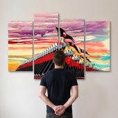 Pink Floyd Canvas - The Wall Marching Hammers Drawing Art Pink Floyd Canvas - The Wall Marching Hammers Drawing Art