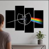 Pink Floyd Canvas - The Wu Tang Clan Dark Side Of The Moon