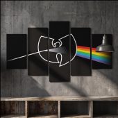 Pink Floyd Canvas - The Wu Tang Clan Dark Side Of The Moon
