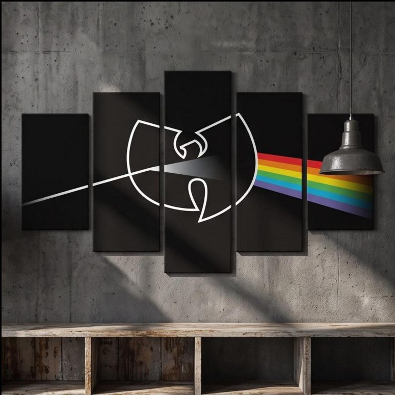 Pink Floyd Canvas - The Wu Tang Clan Dark Side Of The Moon