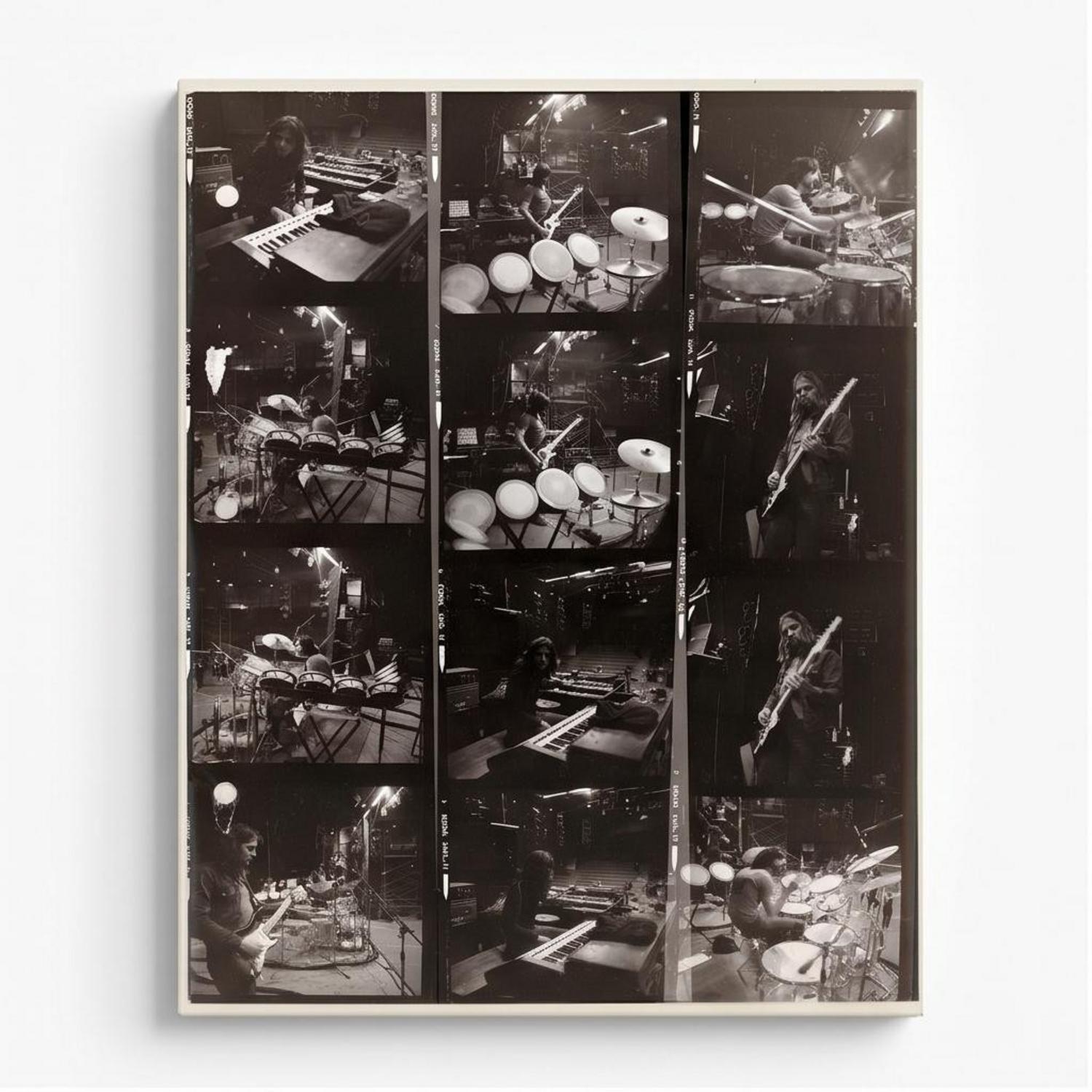 Pink Floyd Canvas - Vintage New York City Tour July 4Th Film Collage Pink Floyd Canvas - Vintage New York City Tour July 4Th Film Collage