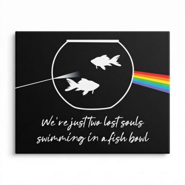 Pink Floyd Canvas - Wish You Were Here Two Lost Souls Pink Floyd Canvas - Wish You Were Here Two Lost Souls