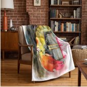 Pink Floyd Fleece Blanket - Another Shrimp in the Wall Pink Floyd Fleece Blanket - Another Shrimp in the Wall
