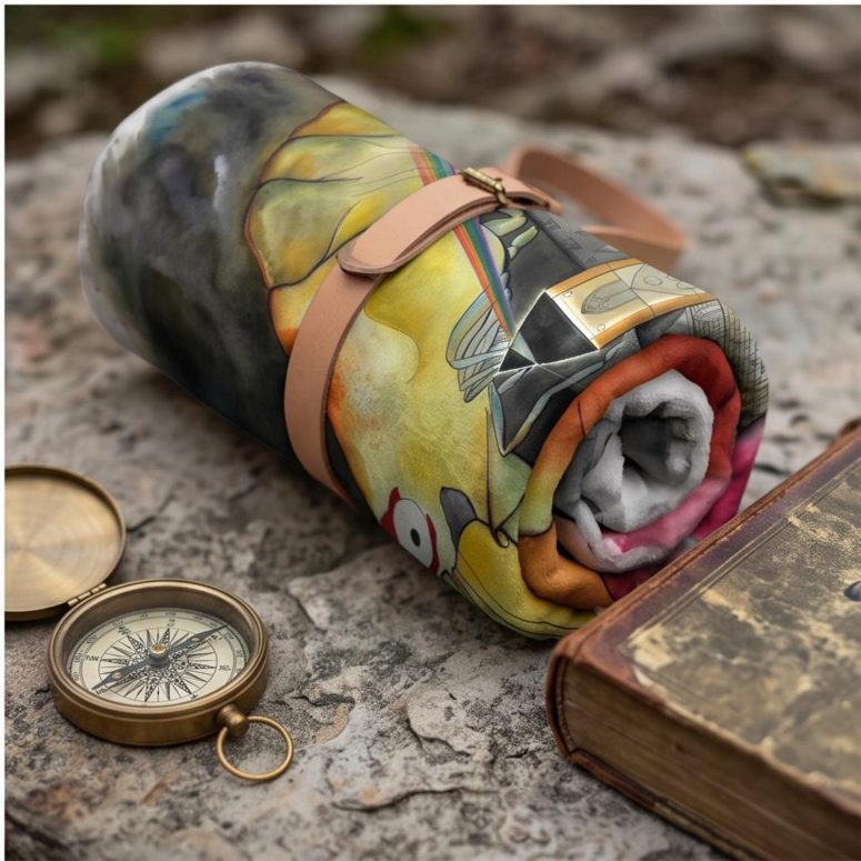 Pink Floyd Fleece Blanket - Another Shrimp in the Wall Pink Floyd Fleece Blanket - Another Shrimp in the Wall