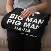 Pink Floyd Fleece Blanket - Big Man, Pig Man, ha ha Charade You Are