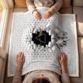 Pink Floyd Fleece Blanket - Brick In The Wall 3D