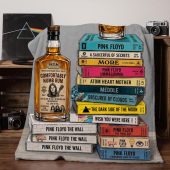 Pink Floyd Fleece Blanket - Cassettee Collection Comfortably Numb Rum & Classic Albums Artwork