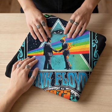 Pink Floyd Fleece Blanket - Dark Side Of the Moon Wish You Were Here 1975