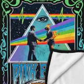 Pink Floyd Fleece Blanket - Dark Side Of the Moon Wish You Were Here 1975 Pink Floyd Fleece Blanket - Dark Side Of the Moon Wish You Were Here 1975