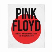 Pink Floyd Fleece Blanket - Live at Pompeii October 1971 Italy