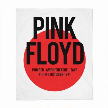 Pink Floyd Fleece Blanket - Live at Pompeii October 1971 Italy Pink Floyd Fleece Blanket - Live at Pompeii October 1971 Italy