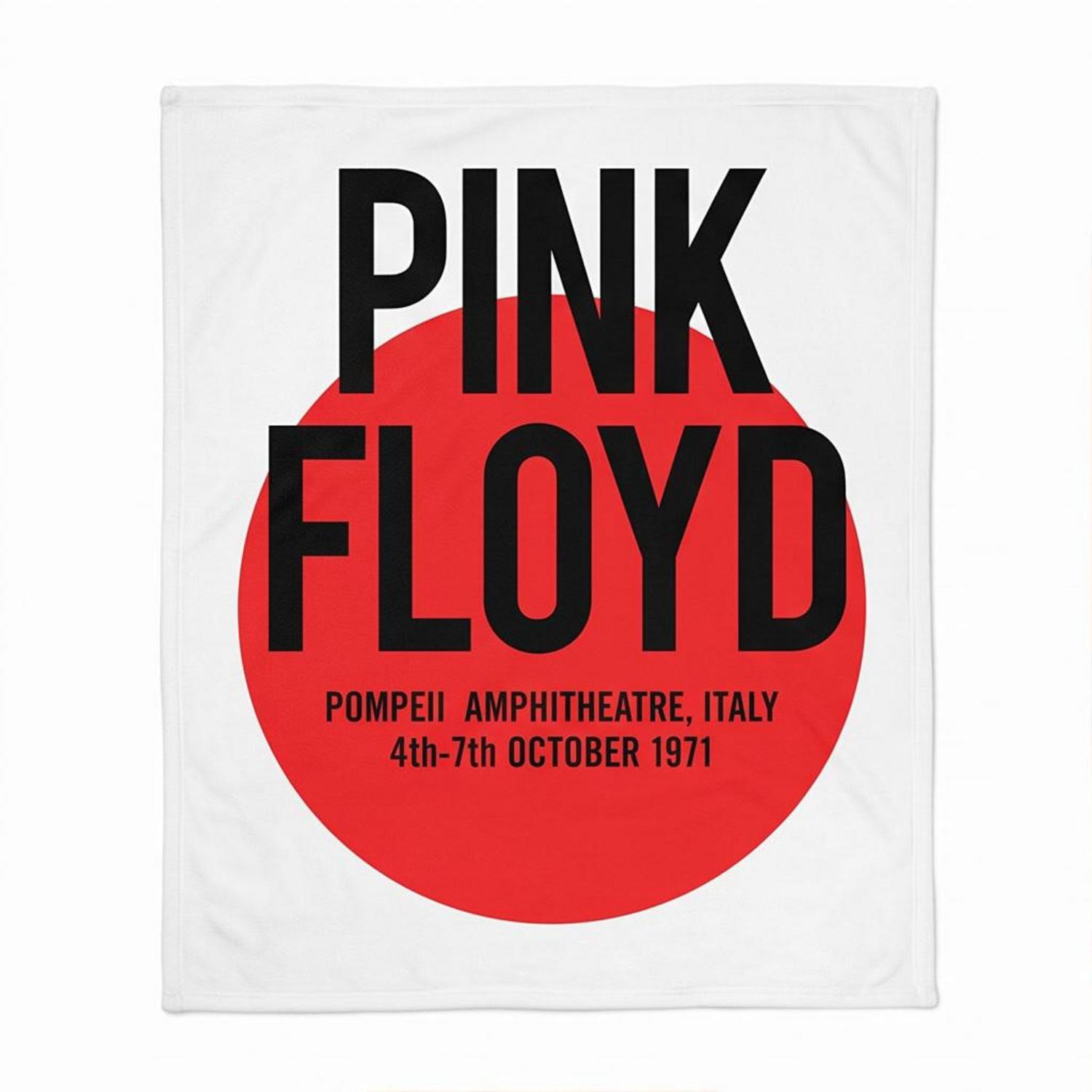 Pink Floyd Fleece Blanket - Live at Pompeii October 1971 Italy Pink Floyd Fleece Blanket - Live at Pompeii October 1971 Italy