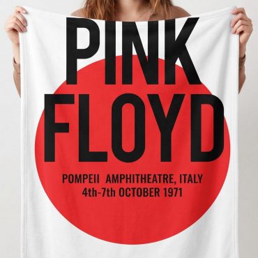 Pink Floyd Fleece Blanket - Live at Pompeii October 1971 Italy