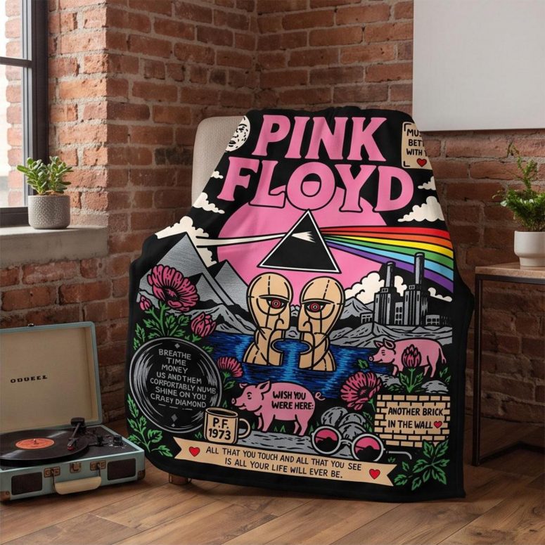 Pink Floyd Fleece Blanket - Pink Floyd Division Bell 1994 Tour Vintage Tshirt Hoodie Sweatshirt Pink Floyd Fleece Blanket - Pink Floyd Division Bell 1994 Tour Vintage Tshirt Hoodie Sweatshirt