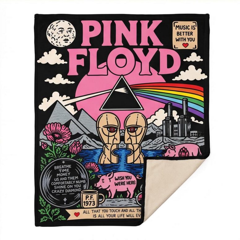 Pink Floyd Fleece Blanket - Pink Floyd Division Bell 1994 Tour Vintage Tshirt Hoodie Sweatshirt Pink Floyd Fleece Blanket - Pink Floyd Division Bell 1994 Tour Vintage Tshirt Hoodie Sweatshirt