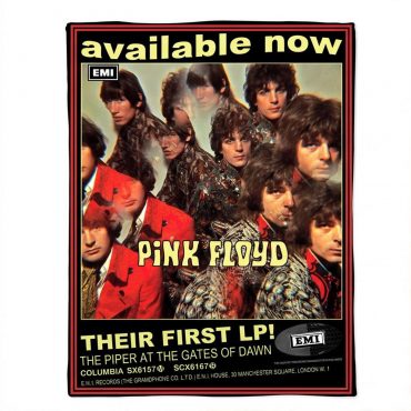Pink Floyd Fleece Blanket - Piper at the Gates of Dawn LP Members Pink Floyd Fleece Blanket - Piper at the Gates of Dawn LP Members