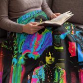Pink Floyd Fleece Blanket - Psychedelic Colors Members Pink Floyd Fleece Blanket - Psychedelic Colors Members