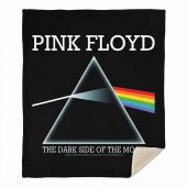 Pink Floyd Fleece Blanket - The Dark Side Of The Moon Album Prism