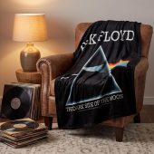 Pink Floyd Fleece Blanket - The Dark Side Of The Moon Album Prism Pink Floyd Fleece Blanket - The Dark Side Of The Moon Album Prism