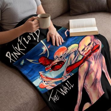 Pink Floyd Fleece Blanket - The Wall 1979 Skeptical Vintage