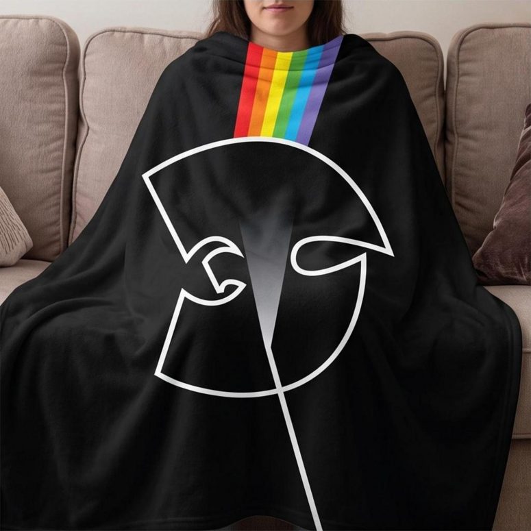 Pink Floyd Fleece Blanket - The Wu Tang Clan Dark Side Of The Moon
