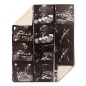 Pink Floyd Fleece Blanket - Vintage New York City Tour July 4Th Film Collage