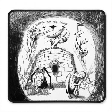 Pink Floyd Mousepad - Goodbye Blue Sky Tear Down The Wall