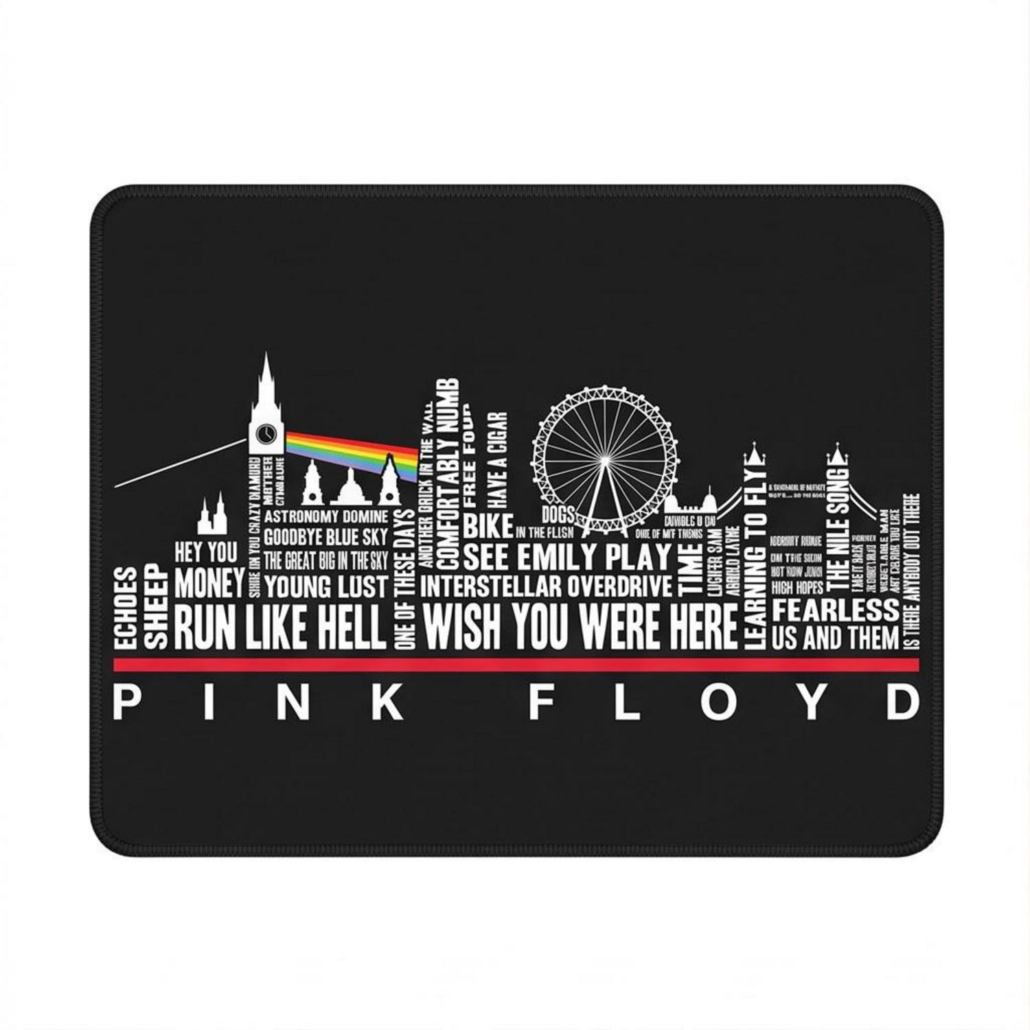 Pink Floyd Mousepad - London Typography Album Art Pink Floyd Mousepad - London Typography Album Art