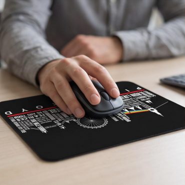 Pink Floyd Mousepad - London Typography Album Art