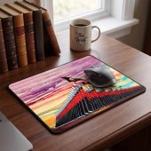 Pink Floyd Mousepad - The Wall Marching Hammers Drawing Art