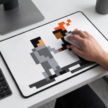 Pink Floyd Mousepad - Wish You Were Here ShakeHand Pixel Art