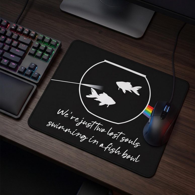 Pink Floyd Mousepad - Wish You Were Here Two Lost Souls