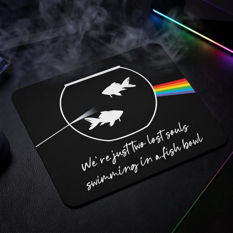 Pink Floyd Mousepad - Wish You Were Here Two Lost Souls