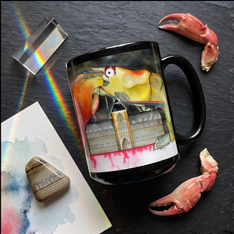 Pink Floyd Mug - Another Shrimp in the Wall Pink Floyd Mug - Another Shrimp in the Wall