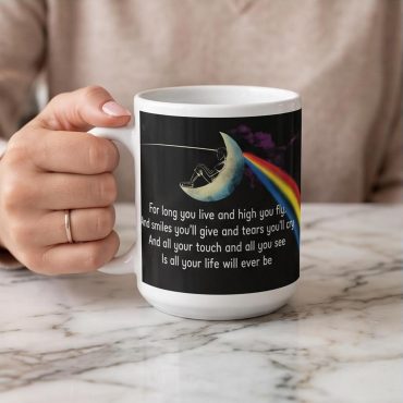 Pink Floyd Mug - Breathe Lyric DSOTM All Your Life Will Ever Be