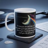 Pink Floyd Mug - Breathe Lyric DSOTM All Your Life Will Ever Be Pink Floyd Mug - Breathe Lyric DSOTM All Your Life Will Ever Be