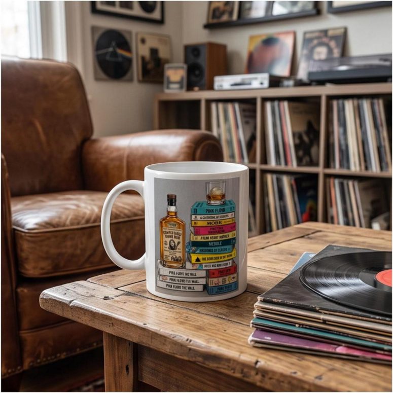 Pink Floyd Mug - Cassettee Collection Comfortably Numb Rum & Classic Albums Artwork