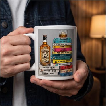 Pink Floyd Mug - Cassettee Collection Comfortably Numb Rum & Classic Albums Artwork