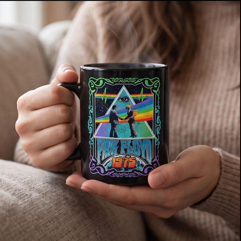 Pink Floyd Mug - Dark Side Of the Moon Wish You Were Here 1975