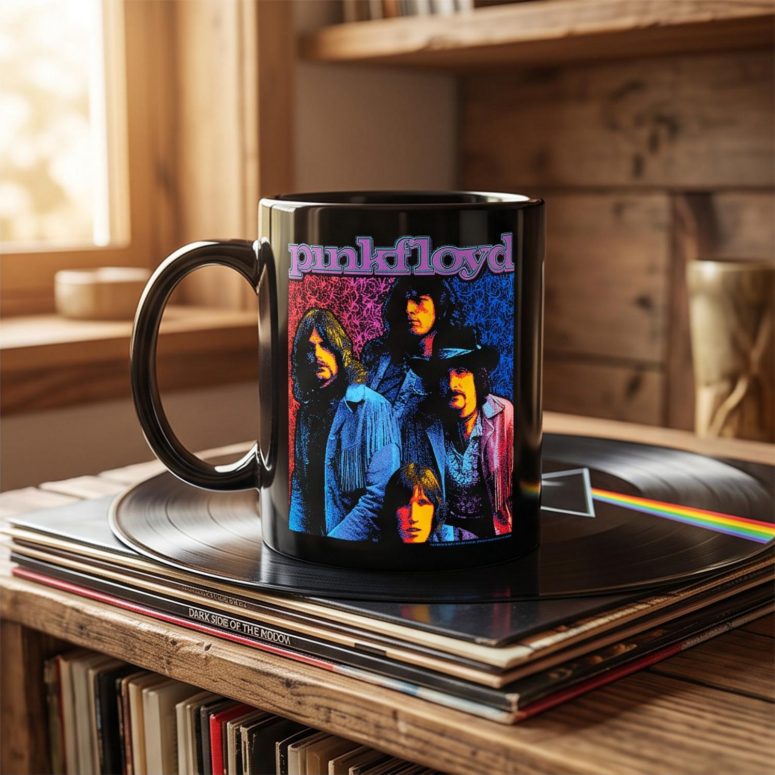 Pink Floyd Mug - Discontinued Flower Power Psychedelic Pink Floyd Mug - Discontinued Flower Power Psychedelic
