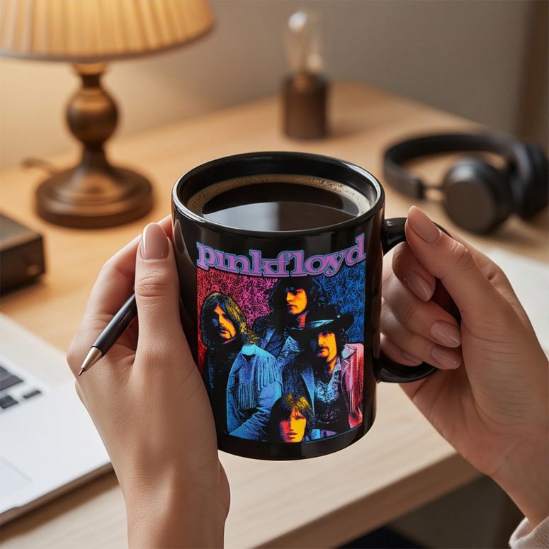 Pink Floyd Mug - Discontinued Flower Power Psychedelic Pink Floyd Mug - Discontinued Flower Power Psychedelic
