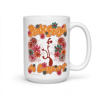 Pink Floyd Mug - Floral Lungs In Concert Pink Floyd Mug - Floral Lungs In Concert