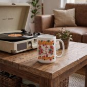 Pink Floyd Mug - Floral Lungs In Concert Pink Floyd Mug - Floral Lungs In Concert